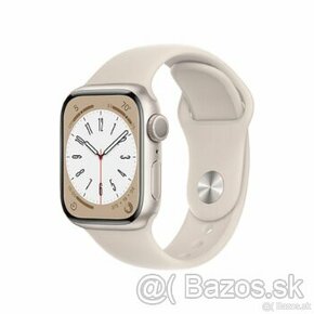 Apple Watch 8, 41mm Starlight Aluminium v zaruke do 8/2025