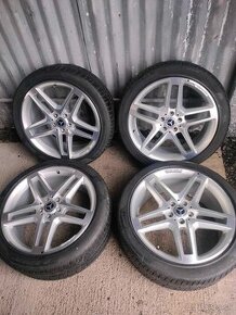 4ks alu disky orig. AMG Mercedes 5x112 R20 + pneu 5mm