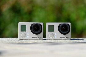 GoPro 3+ Black, GoPro 3+ Silver, plno prislusenstva