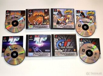 Hry pre SONY Playstation 1 Crash Bandicoot, Doom, Rayman - 1