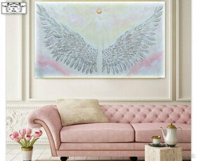 "Strážny anjel" 3D maľba - 1