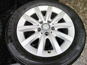 Alu sada=5x112=MERCEDES=s pneu i bez=205/55 R16 - 1