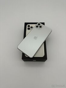 iPhone 11 Pro Max 256GB Silver KOMPLET (100% Batéria)