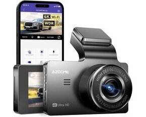 Palubná 4K autokamera Azdome M63 dual s WiFi a GPS