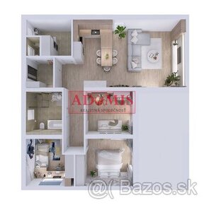 hotový 4-IZB.BUNGALOV Ďurkov 600m2, komplet siete