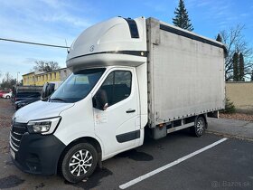 Renault Master plachta odpočet valník