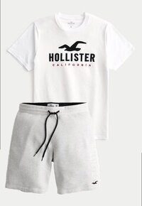 SÚPRAVA  HOLLISTER off white + biela veľ. S / M + darček