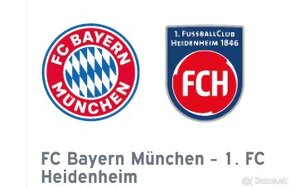 Bayern-Heidenheim 2 listky