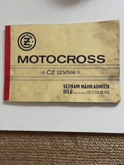 čz 125/516 motokros - katalog