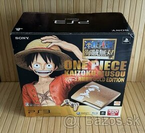 Predám Playstation 3 Limited Edition Gold One Piece 320GB - 1