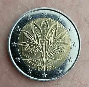 2 Euro Francúzsko 2023 nový design