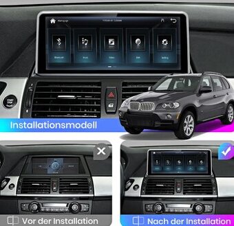 Android rádio BMW X5 e70 alebo X6 E71