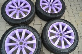 Originál VW elektróny R17 a zimné fumy 225/52 R17 - 1