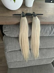 Ruske blond tape in vlasy 60 cm