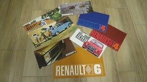 Prospekty Renault 50. až 90. léta. - 1