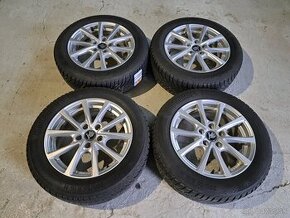 Predam Original elektrony Skoda 5x112 R16 a zimne pneu