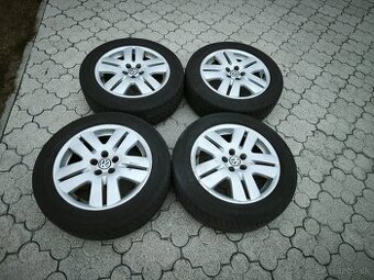 Predám disky 16" 5x100 + pneu 205/55/16