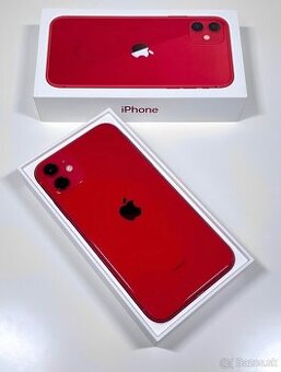 iPhone 11 Red BATERIE 100% TOP