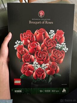 Lego Kytica ruží - Bouquet of Roses, Lego Botanical, Ruže