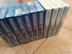 Predám nové, zabalené sony,maxell vhs kazety