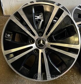 5x112 R17 Original Mercedes  ET 40 čierno-leštene