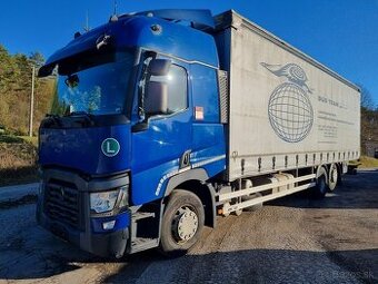 RENAULT T460 6x2 EURO6 valník + plachta 9,5m standart