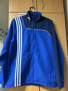 Adidas Men's Blue and Black Jacket