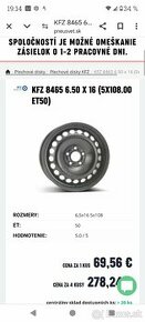 Zimné pneu 215/55 R16 na diskoch - 1