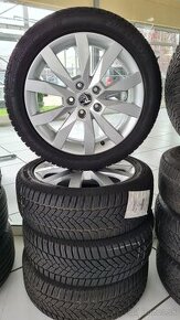 Škoda Octavia Alu disky 5x112 R17 a zimné pneumaitky Fulda - 1