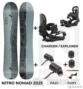 Nový NITRO Nomad 2025 splitboard set