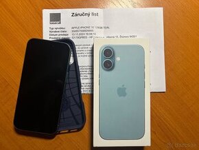 Iphone 16 128GB Teal 23mes zaruka