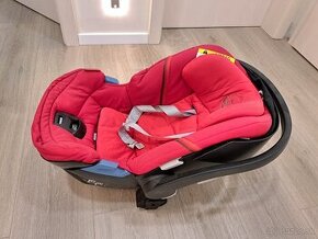 Predám autosedačku CYBEX Aton 5 Rebel Red (vajíčko)