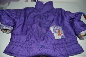 Detská zimná fialová bunda, veľ. 80 - 1