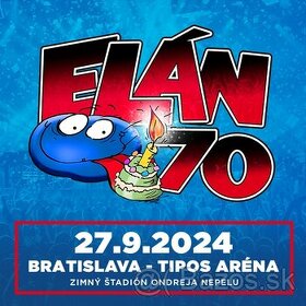 VSTUPENKY ELAN 70 KONCERT 27.9.2024 BA