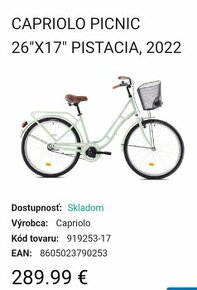 Capriolo Picnic 26"