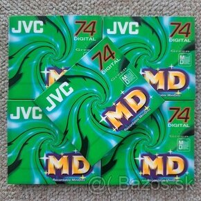 JVC - MD 74 min / Minidisc / nové / 5ks