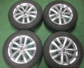 R16 Zimná sada TOURAN rozteč 5x112 205/60r16 CONTINENTAL