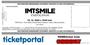 IMT Smile – Exoticana | Bratislava 19.12.2024 o 19:00