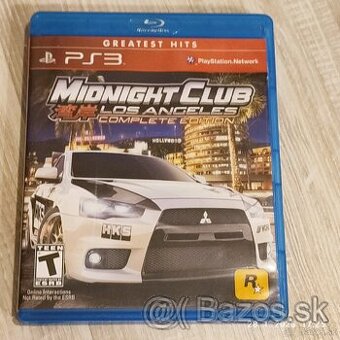 Predám Midnight Club - Playstation 3