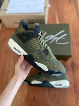 Air Jordan 4 retro IV craft olive green