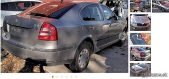 ŠKODA OCTAVIA II 1.9 TDI 2007 predám PIATE DVERE, ZADNÝ NÁRA