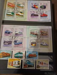 predám poštové známky,arsiky - vlaky - Guine-Bissau