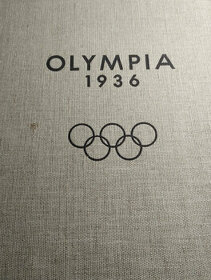 Olympia 1936-originálna kniha z olympiády 1936 v Nemecku