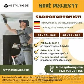 Sadrokartonista Rakúsko,Nemecko