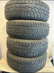 Zimne gumy Matador 195/65 R15, plechove disky golf4 - 1