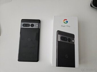 Google Pixel 7 PRO 5G 128GB, čierna farba, TOP stav