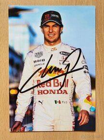 Sergio Pérez „Checo“ originální autogram na fotografii - 1