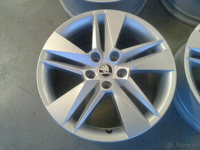 Sada ALU 5x112 R17 6,5J ET41 ORIG SKODA SUPERB - 1