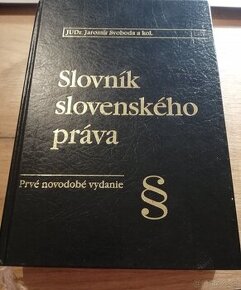 Svoboda - slovník slovenského práva