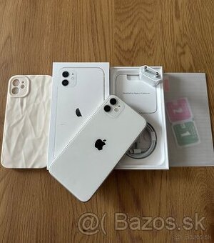 iPhone 11 128 gb White - komplet príslušenstvo, záruka